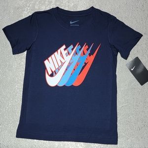 NWT NIKE Boys Shirt Indigo Force Size 7
